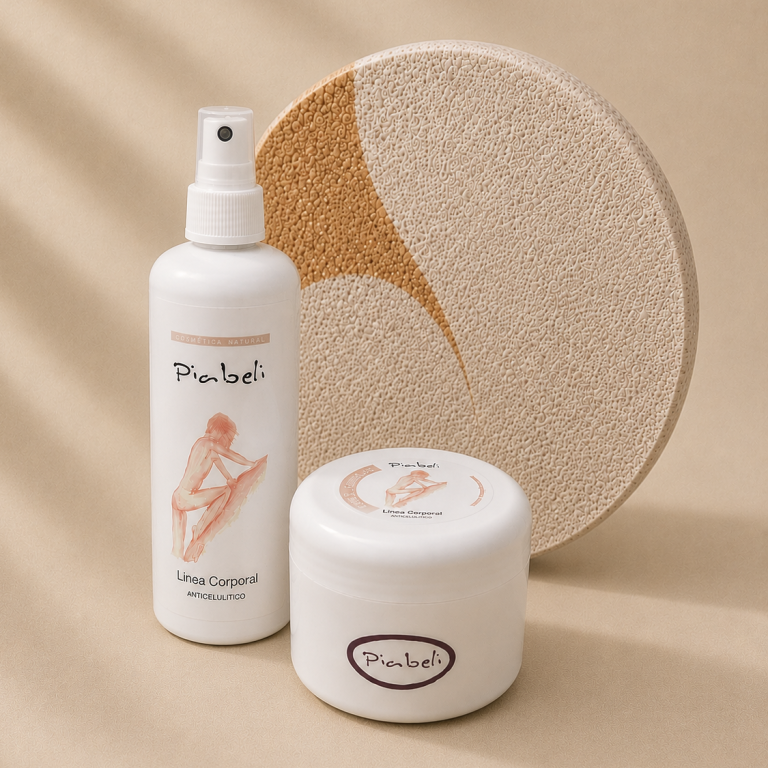 Línea Corporal Piabeli de cosmética natural artesanal con cera de abeja para el cuidado diario de la piel