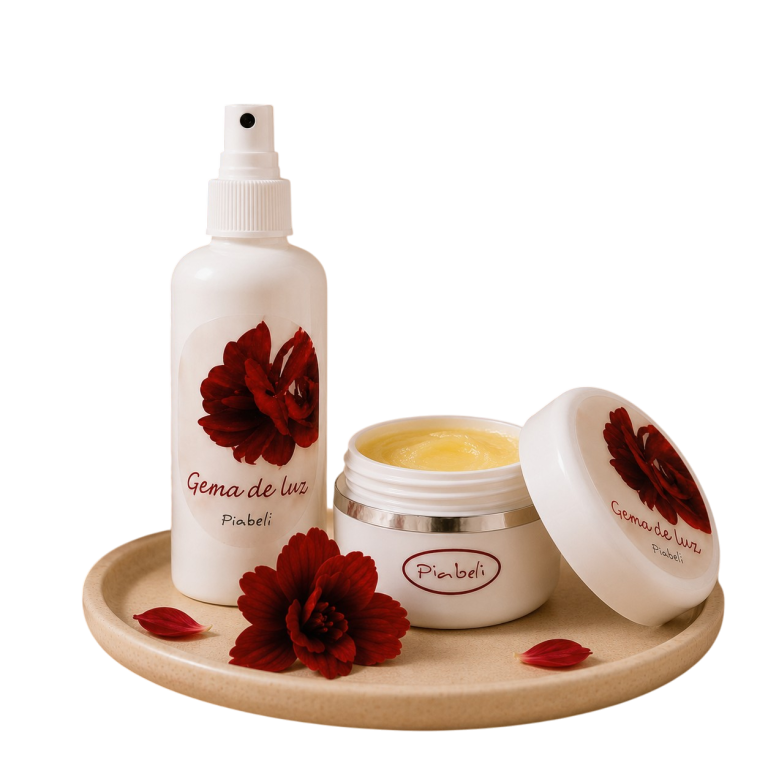 Línea Gema de Luz Piabeli Línea Gema de Luz Piabeli de cosmética natural artesanal
